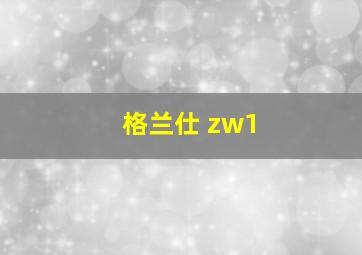 格兰仕 zw1